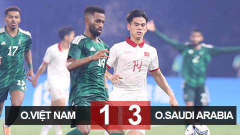 Kết quả Olympic Việt Nam 1-3 Olympic Saudi Arabia: Chia tay ASIAD 2023